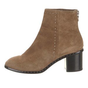 Rag & Bone Suede Studded Brown Ankle Booties
